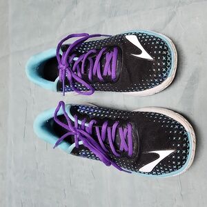 Brooks PureFlow 5 Blue/Black/Purple Road-Running Shoes Women's Size 9.5